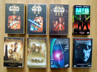 Star Wars , Terminátor, Pán prstenů Star Trek VHS