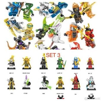 Figurky Ninjago (24ks) typ lego 1 - nove, nehrane
