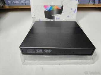 Externí USB3+USB-C vypalovačka CD / DVD nová