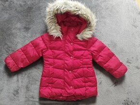 Dívčí zimní bunda (červená) HM, velikost 92