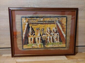 Obraz Egypt v dřevěném rámu 75 x 55 cm