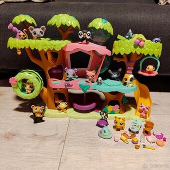 LPS stromový domeček zvířátka a doplňky