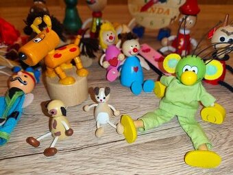 Mix dřevěných hraček