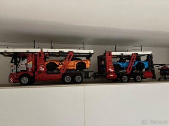 Prodám Lego technic 42098 + oranžové auto 42093