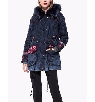 Desigual riflová bunda, kabát vel. 42 (L)