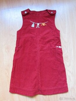 Dívčí manšestrové šaty vel. 122