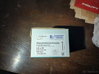 Vruty do sádrokartonu 3,6 x 35