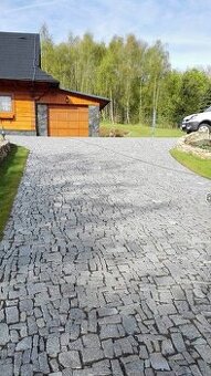 Pokladka odseku,kostek,kamene