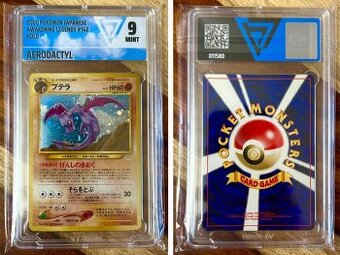 JP Pokemon Card Aerodactyl #142 Awakening Legends VGRADING9