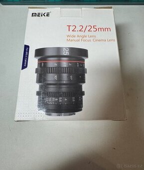 Meike 25mm T2.2 – Cinema objektiv (APS-C)