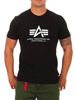 ALPHA-INDUSTRIES     PÁNSKÉ STYLOVÉ KRÁSNÉ TRIKO XL(L-XL) 