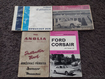 MANUÁLY PEUGEOT 205, WARSZAVA 203, DACIA 1310