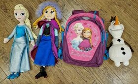 Sada Frozen - batoh, plyšové hračky (Elsa, Anna a Olaf)