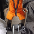 Samonosná sedačka HAMAX SMILEY oranžová/šedá