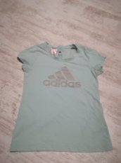 Světle modré tričko Adidas 134/140