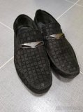 Pánské černé elegantní společenské boty - 1
