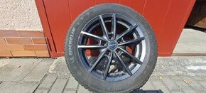 Alu kola 16 palců,5x 112, plus pneu zimní jako nová