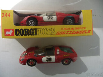 CORGI TOYS v 1:43: 2x No344 Ferrari 206 DINO sport
