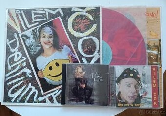 Prodám 3x LP, CD VILÉM ČOK