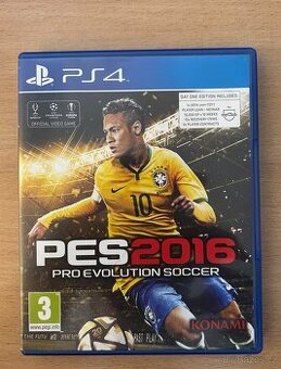 Prodám hru na PS4 Pro Evolution Soccer 2016 (pes 2016)