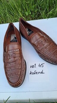 kožené mokasíny vel.45