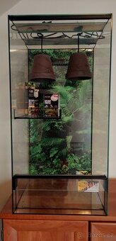 LTerárium pro chameleona s odpočivadlem, terárium 40x40x80 ,