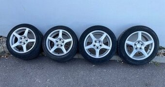 Prodám alu kola 5x100,7Jx15,ET35 s letními pneu