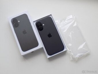 APPLE iPhone 16 128GB Black - ZÁRUKA - 100% BATERIE