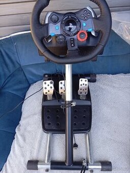PS4 Volant Logitech, pedály Logitech,stojan