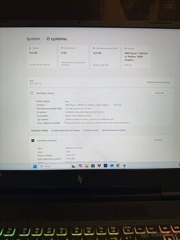 Herní notebook Acer