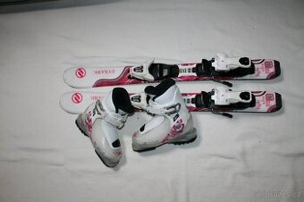 divcí lyže dynamic Elve 80 cm , lyžaky dalbello