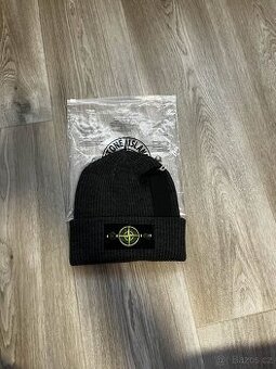 Stone island - zimní čepice - tmavě šedá