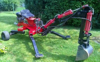 Minibagr, rypadlo-nakladač, kráčející bagr Jansen MB 300 plu