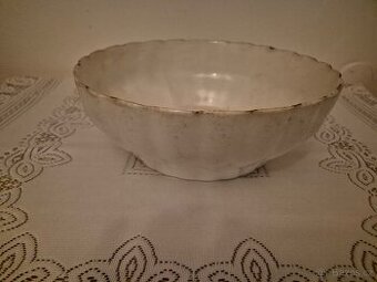 Prvorepubliková kameninová mísa Ditmar Urbach pro prababičce