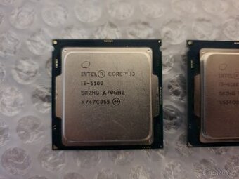 2x Intel Core i3-6100 @ 3.70GHz (socket 1151)