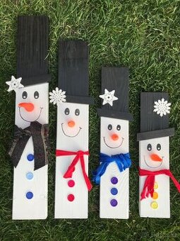 Vánoční dekorace - sněhuláci