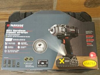 Aku rázový utahovák Parkside 20V - nový, záruka