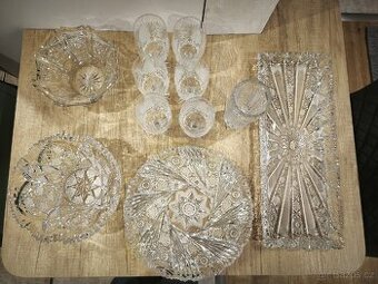 Sada českého křišťálu