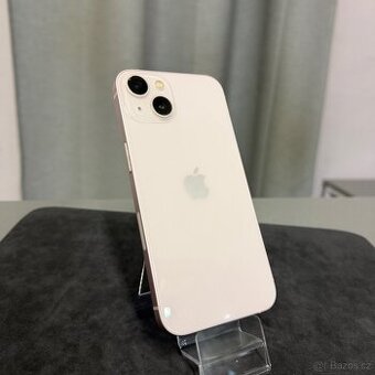 iPhone 13 128GB růžový, pěkný stav, 12 měsíců záruka