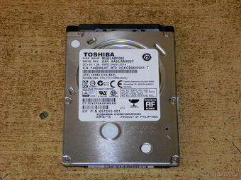 Hard disk do notebooku TOSHIBA 2,5" 500 GB SATA