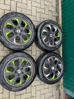 4x litá kola 5x114 R16, letní pneu