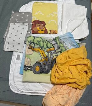 Povlečení 100 x 135+40 x 60 cm, prostěradla