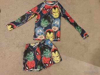 UV tričko a plavky H&M 122/128