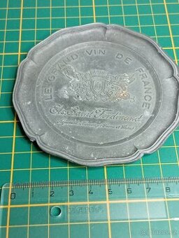 STAROŽITNÝ CÍNOVÝ TALÍŘEK
