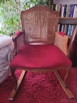 Nádherné houpací kreslo