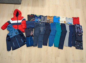 Balík oblečení pro chlapečka vel. 110 (podzimní/zimní)