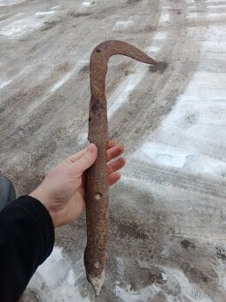 Kovaný hasičský hák