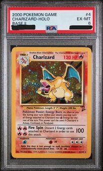Pokémon karta - Chazizard #4 (BS2) - PSA 6