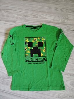 Klučičí tričko Minecraft,vel.134/140