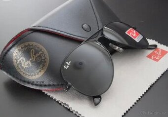 Ray Ban Aviator 3025 Černé obroučky / Černá skla